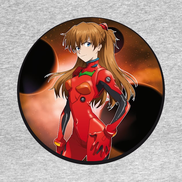 Shikinami Asuka Langely by YueGraphicDesign